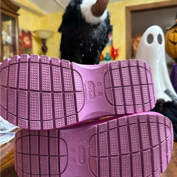 CROCS Mega Crush Women's Platform Sandals in Vibrant Purple size 8 - Picture 4 of 4